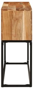 Τραπέζι Κονσόλα 120 x 30 x 75 εκ. από Μασίφ Ξύλο Ακακίας - Καφέ