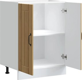 vidaXL Ντουλάπι βάσης νεροχύτη "Lucca" Artisan Oak Engineered Wood