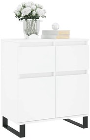 vidaXL Συρταριέρα Λευκή 60 x 35 x 70 εκ. από Επεξεργασμένο Ξύλο