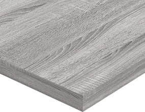 vidaXL Ράφια Τοίχου 4 τεμ. Γκρι Sonoma 60x30x1,5 εκ. Επεξεργ. Ξύλο
