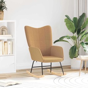 vidaXL Χαλαρωτική Καρέκλα Μπεζ με Ίνες Όμοιες Με Μαλλί