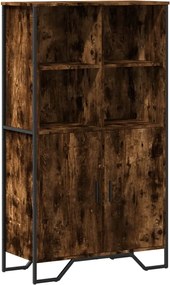 vidaXL Ντουλάπι Καπνιστή Δρυς 79,5x35,5x137,5 εκ. Επεξεργασμένο Ξύλο