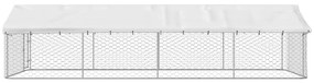 vidaXL Κλουβί Σκύλου Εξωτερικού Χώρου 600 x 300 x 150 εκ. με Στέγαστρο