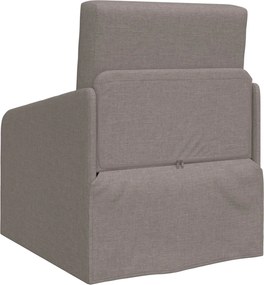 vidaXL Κρεβάτι καναπές Taupe 65 x 80 x 83 εκ. ύφασμα