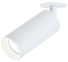 Σποτ Χωνευτό Led S056-15 9W 3000K 80Lm White Στρόγγυλο Aluminium