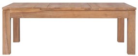 Τραπεζάκι Σαλονιού 110 x 60 x 40 εκ. Ξύλο Teak/Φυσικό Φινίρισμα - Καφέ