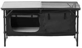 VEVOR Camping Kitchen Table Folding Portable Adjustable Cooking Station Storage