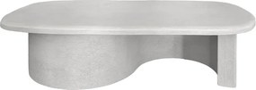 Τραπέζι σαλονιού Verven pakoworld mdf λευκό 120x60x32εκ