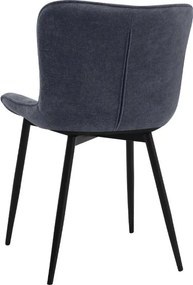 Σετ τραπεζαρία 5τμχ Rubes - Chiara Megapap χρώμα λευκό - ανθρακί Ø100x78εκ.