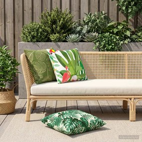 vidaXL Κάλυμμα Μαξιλαριού 2 pcs HEERLEN Σχέδιο Φύλλων 60 x 60 cm