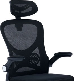 Καρέκλα γραφείου διευθυντή Anthony pakoworld mesh μαύρο