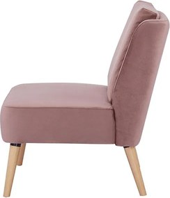 Πολυθρόνα Nextdeco London ροζ Υ82x61x75εκ.