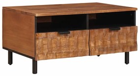 vidaXL Τραπεζάκι σαλονιού Καφέ 80 x 54 x 40 εκ Στερεό ξύλο μάνγκο