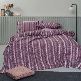 Σεντόνια Μονά (Σετ) Palamaiki Fashion FL6130 Μωβ ΧΩΡΙΣ ΛΑΣΤΙΧΟ 170x260