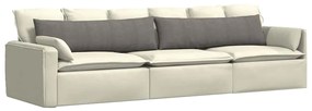 vidaXL Μαξιλάρι Καναπέ 2 pcs Ανοιχτό γκρι 145 x 40 εκ.