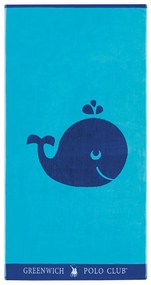 Παιδική Πετσέτα Θαλάσσης (70x140) Greenwich Polo Club 3662 Blue