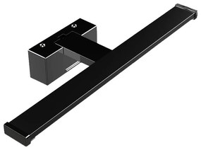 Adeleq Φωτιστικό LED Λουτρού Αλουμινίου 60cm 12W IP44 4000K Μαύρο 3-6001211