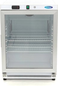 Fridge - 200L - White - with Glass Door
