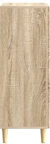 vidaXL Πλαϊνό γραφείο Sonoma Δρυς 66 x 34,5 x 95 εκ.