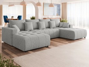 Γωνιακός καναπές Fabio U-Γκρι Ανοιχτό