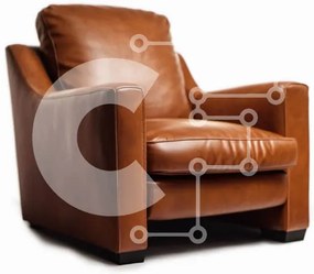 Intra Συλλεκτικό Ξύλινο Παζλ Plywood 4mm - Δερμάτινη ξαπλώστρα σε καφέ χρώμα Σε Ξύλινο Κουτί - Διαστάσεις Puzzle: 10x10 cm – 25 κομμάτια