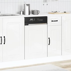 Πίνακας πλυντηρίου πιάτων "Kalmar" High Gloss White 45x1,5x67cm - Λευκό