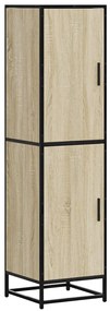 vidaXL Highboard Sonoma Oak Κατασκευασμένο ξύλο και μέταλλο