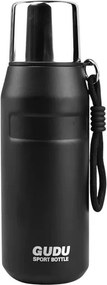Φορητό παγούρι-θερμός - 650ml - 616243 - Black