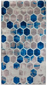 Χαλί Ivy 530HFT1477 Blue-Beige Conceptum Hypnose 80X200cm