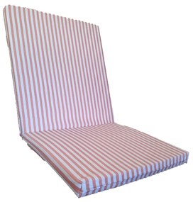 Bonsai Home Μαξιλάρι Καρέκλας με Πλάτη Ριγέ 95x40cm