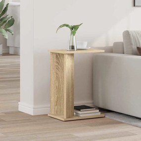 vidaXL End Table Δρύς Sonoma 35 x 25 x 50 εκ Επεξεργασμένο ξύλο