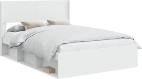 vidaXL Καλάθι με αποθήκη και κεφαλάρι Λευκό 140 x 200 cm