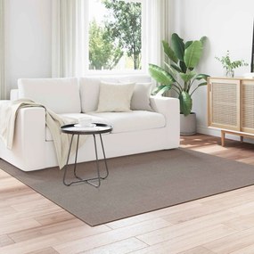 vidaXL Χαλί εσωτερικού χώρου LUGO Taupe 120 x 120 cm Πολυεστέρας