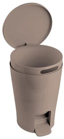 Κάδος Απορριμμάτων Μπάνιου (Φ19x27) Tatay 5lt 06706.009 Diabolo Taupe