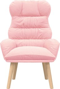 vidaXL Πολυθρόνα Ροζ 69 x 74 x 93 εκ. Υφάσματος Sherpa