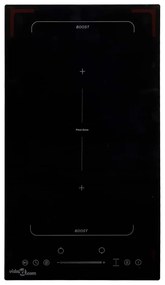 vidaXL Εστία Επαγωγική με 2 Ευέλικτες Ζώνες και Πλήκτρα Αφής 3500 W