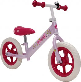 Princess Loopfiets 12 Inch Girls Pink