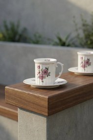 Stewehome Σετ πορσελάνινων φλιτζανιών καφέ για 6 άτομα Πολύχρωμο