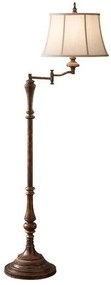 Επιδαπέδιο Φωτιστικό 1xE27 Καφέ Κρακελέ Reading Light Gibson FE-GIBSON-SWFL Elstead Lighting-FE-GIBSON-SWFL-Καφέ FE-GIBSON-SWFL