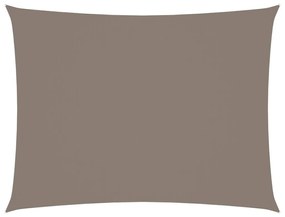 Πανί Σκίασης Ορθογώνιο Taupe 5 x 6 μ. από Ύφασμα Oxford - Μπεζ-Γκρι