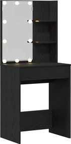 vidaXL Τραπέζι περιποίησης Μαύρη Οξυά 60 x 40 x 140 cm
