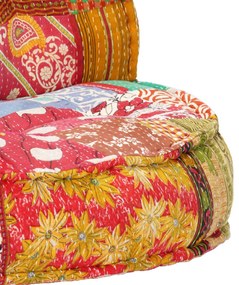 vidaXL Πουφ Patchwork 100 x 20 εκ. Υφασμάτινο