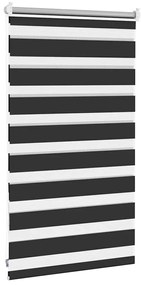 Σύστημα Σκίασης Ρόλερ Zebra Μαύρο 50 x 100 εκ.