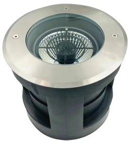Ενδοδαπέδιο Φωτιστικό LED 15W IP67 3000K Χρώμιο E361 Zambelis-E361-Χρώμιο E361