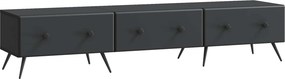 VidaXL Ντουλάπι TV Μαύρο 147 x 34,5 x 30 εκ Επεξεργασμένο Ξύλο