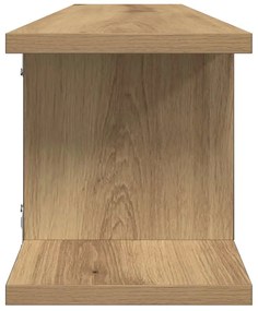 vidaXL Ραφιέρες Τοίχου 2 τεμ. Αρτισιανή Δρυς 75x18x20εκ. Επεξεργ. Ξύλο