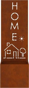 vidaXL Οθόνη Ιδιωτικότητας Κήπου Σκ rusty 50 x 150 cm