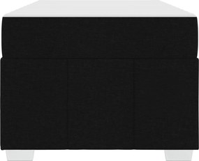 vidaXL Σκελετός Κρεβατιού με στρώμα Μαύρο 90 x 200 cm ύφασμα