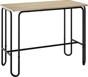 vidaXL Τραπεζαρία 100 x 50 x 75 cm Επεξεργασμένο Ξύλο Sonoma Δρυς