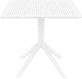 Τραπέζι Sky 80X80X74 Άσπρο White